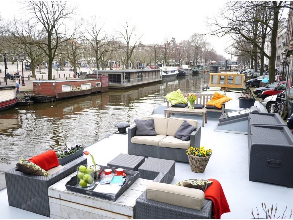 فندق Houseboat Prinsheerlijk أمستردام الغرفة الصورة